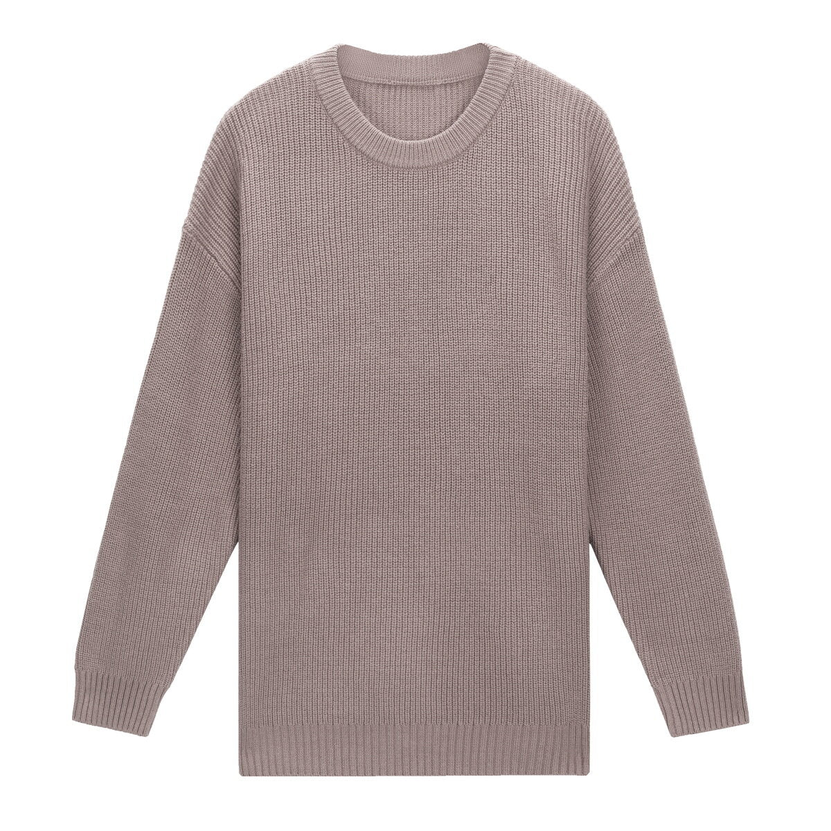 YOUTHUP Mens Casual Knitted Sweatshirt Classic Slim Fit Chunky Pullover Jumper Tops