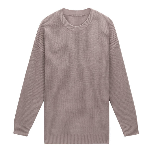 YOUTHUP Mens Casual Knitted Sweatshirt Classic Slim Fit Chunky Pullover Jumper Tops
