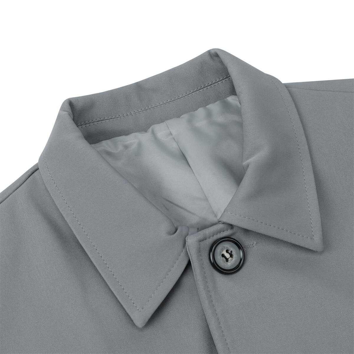 Youthup Mens Long Elegant Windbreaker Jacket Trench Coat