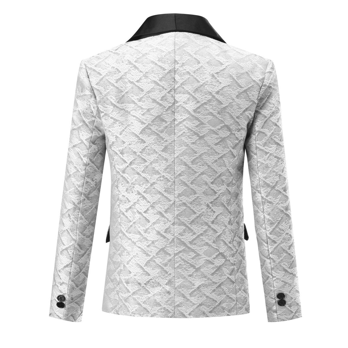 YOUTHUP Boys Evening Gown Diamond Pattern Suit Blazer and Pants