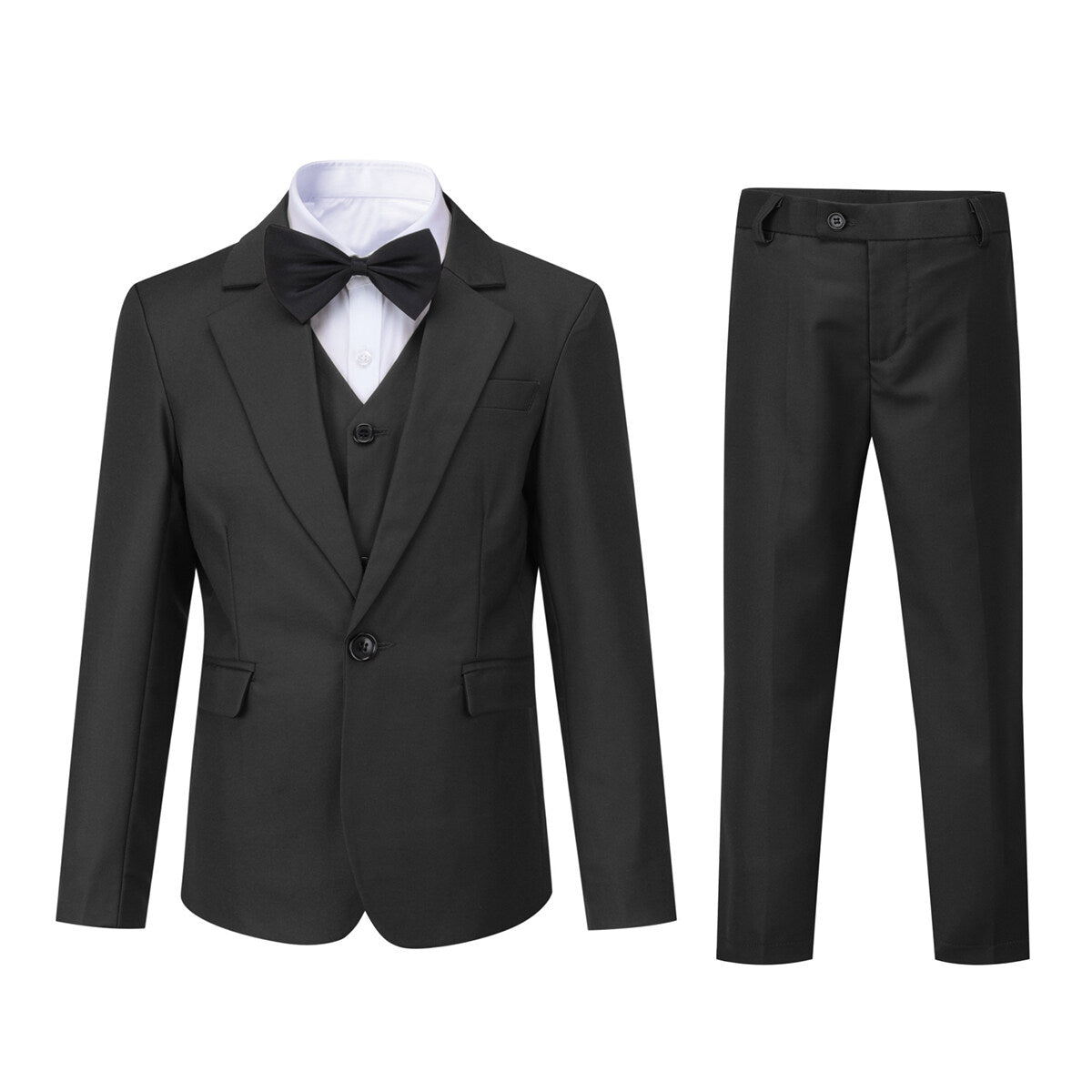 Youthup Boys 3Pce Formal Suit Slim Fit Blazer and Vest and Pants