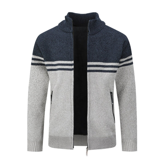 Youthup Mens Knitted Sweater Casual Cardigan