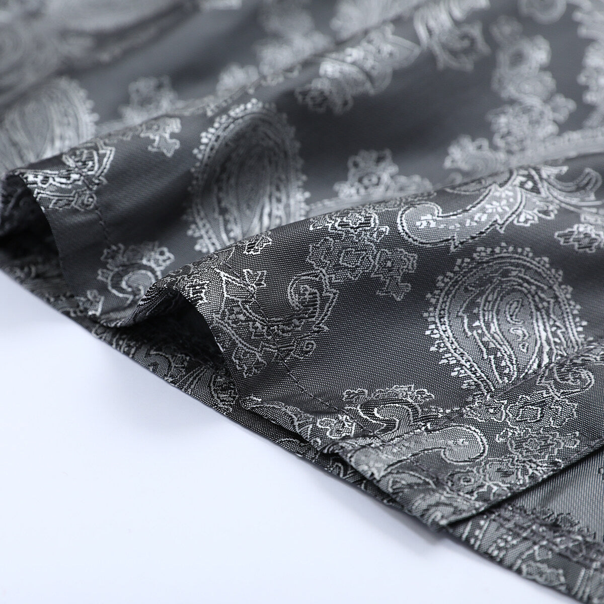 Youthup Mens Paisley Pattern Fitted Shirt