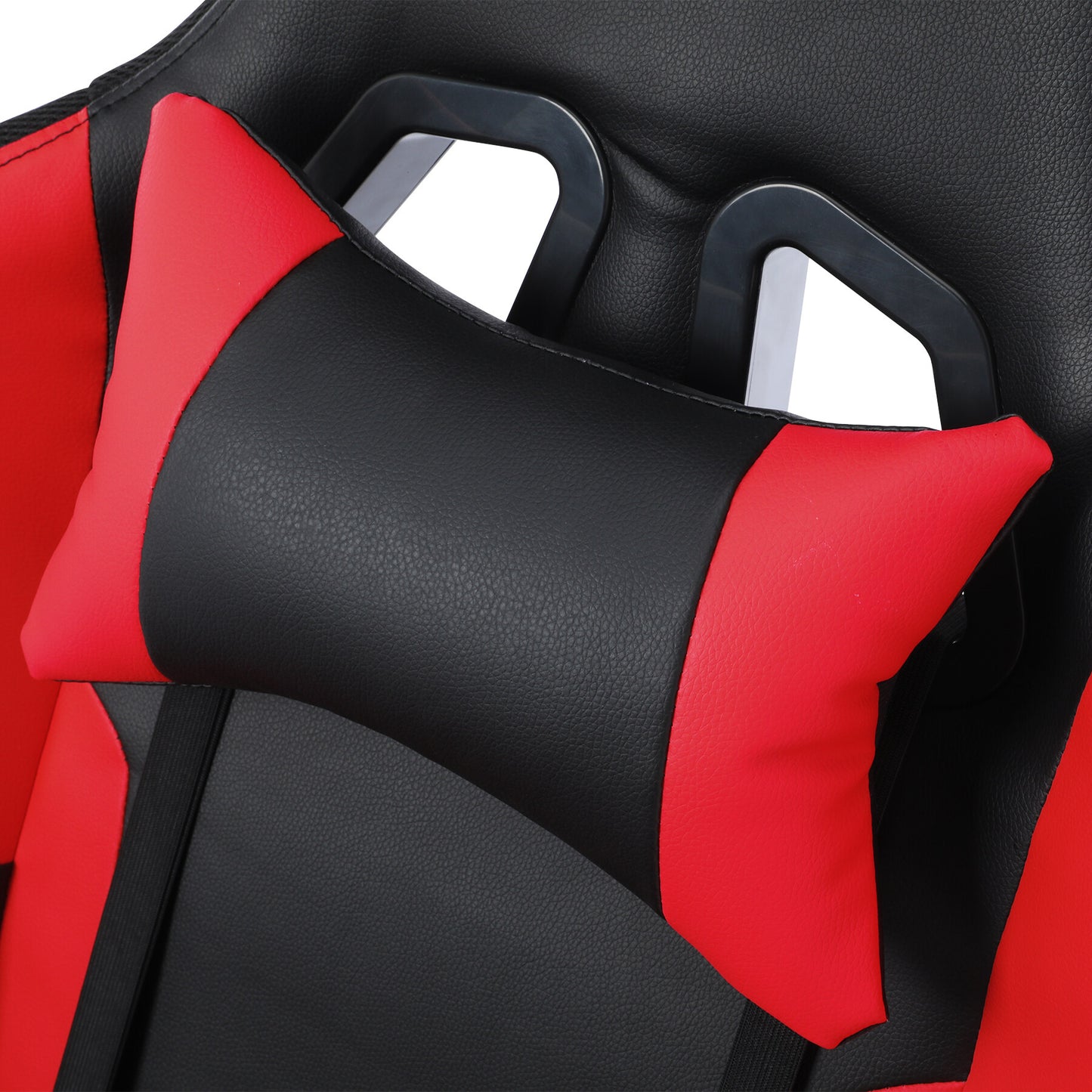 Cadeira Gamer HOMEMIYN (56x68x135 cm - Couro PU - Vermelha)