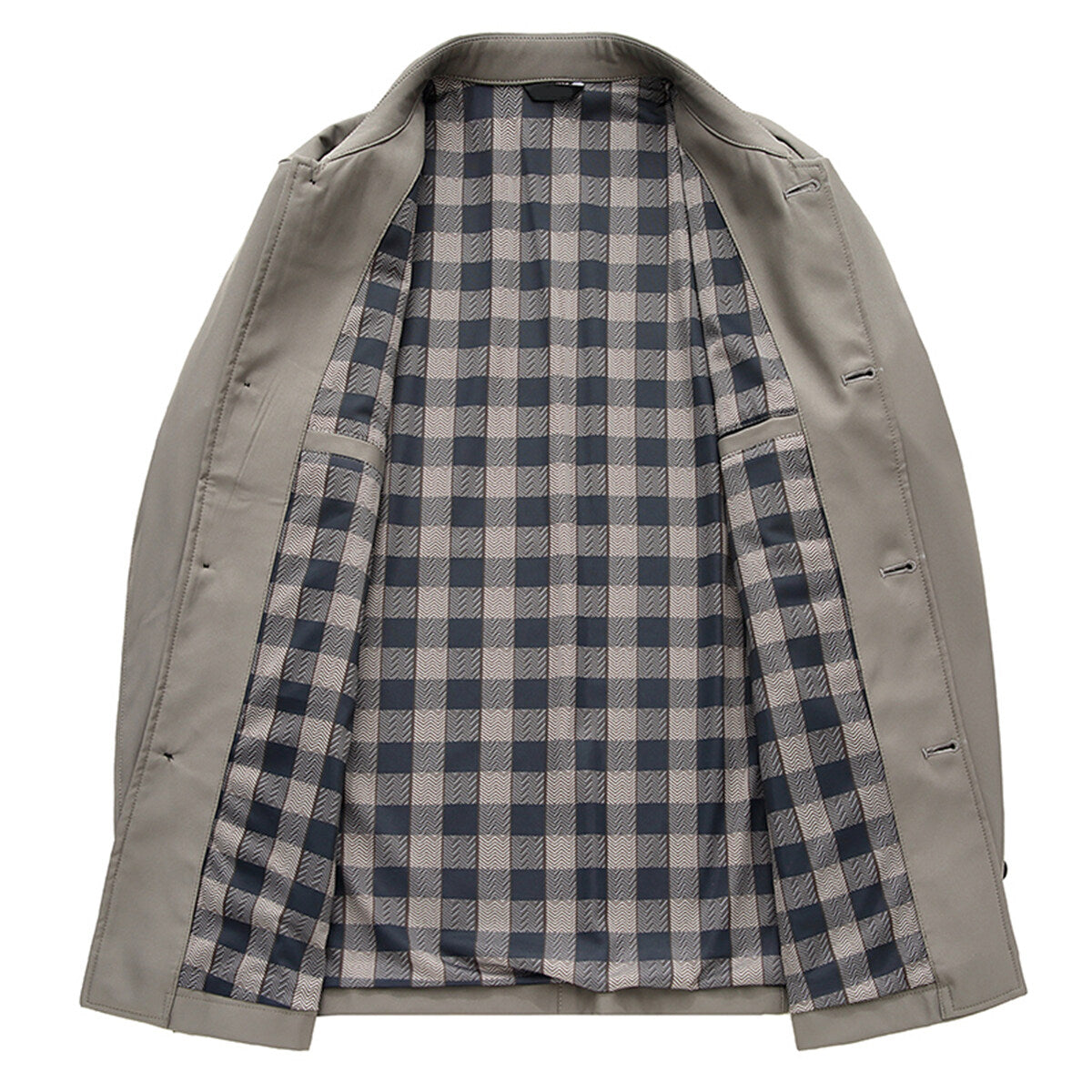 Youthup Mens Slim Fit Lapel Trench Coat Dust Coat