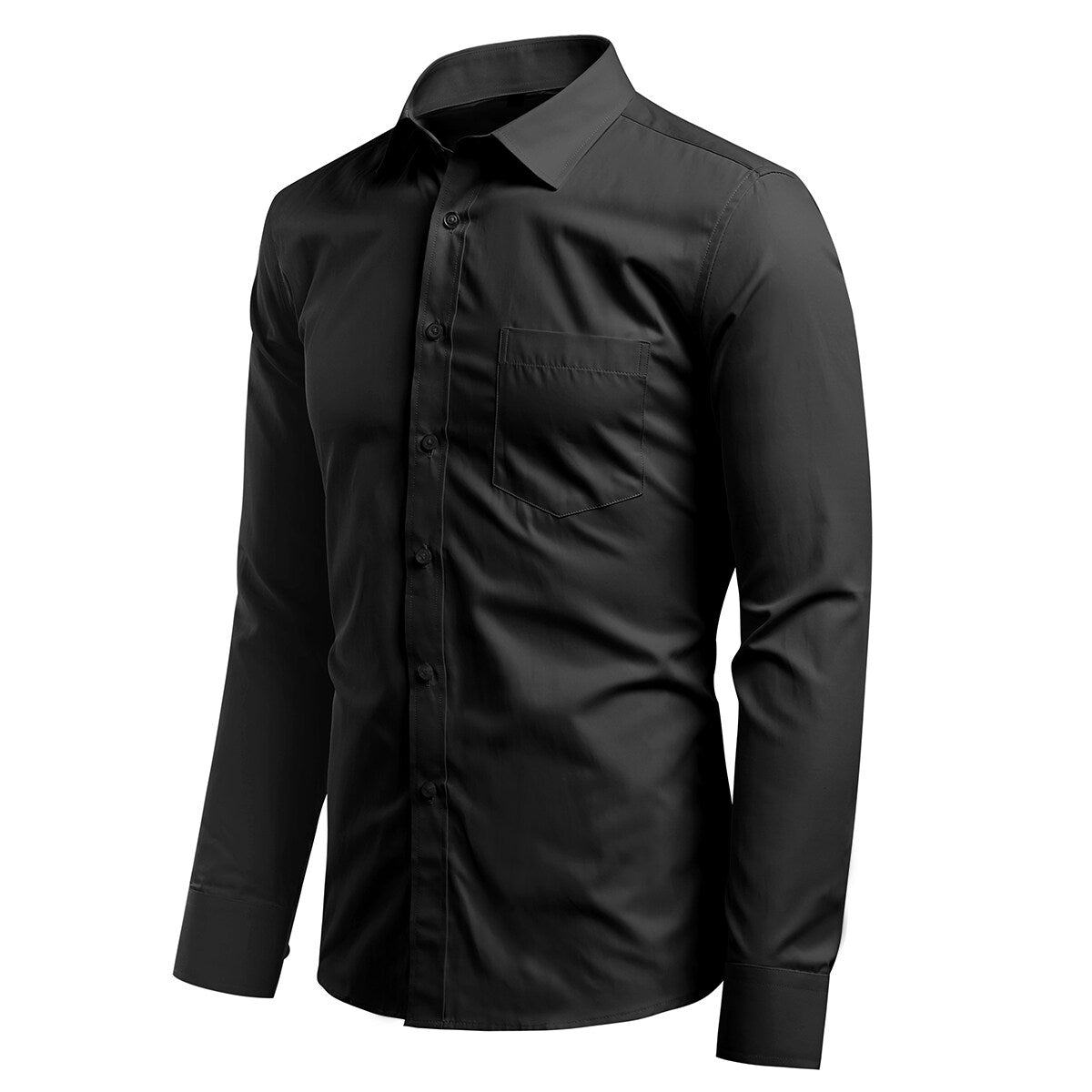 Youthup Mens Slim Business Formal Suit Shirt