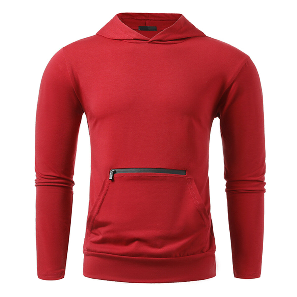 Youthup Mens Hooded Pocket Sweatshirt T-Shirt