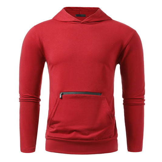 Youthup Mens Hooded Pocket Sweatshirt T-Shirt