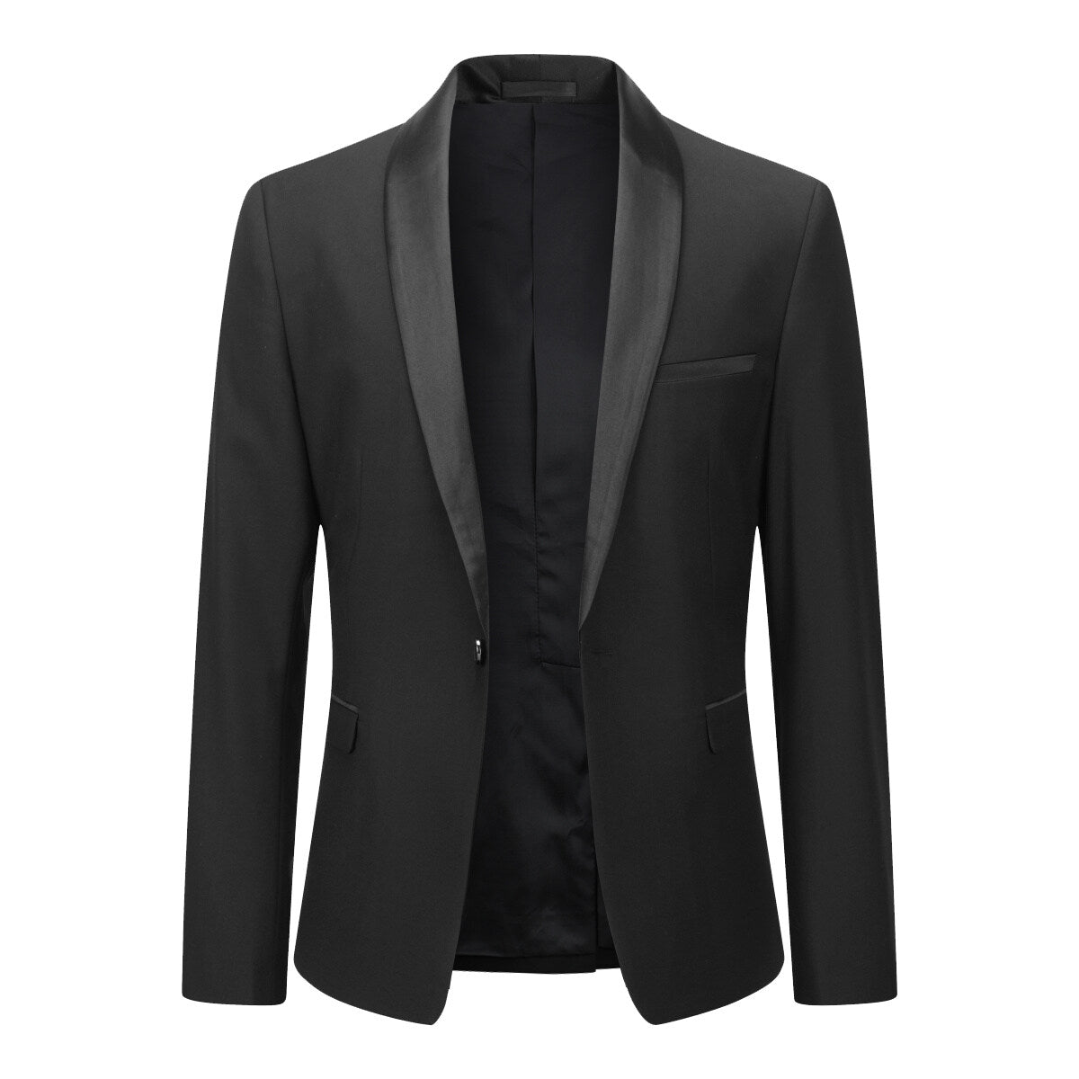 YOUTHUP Mens Party Prom Formal Shawl Lapel Fitted Dress Jacket