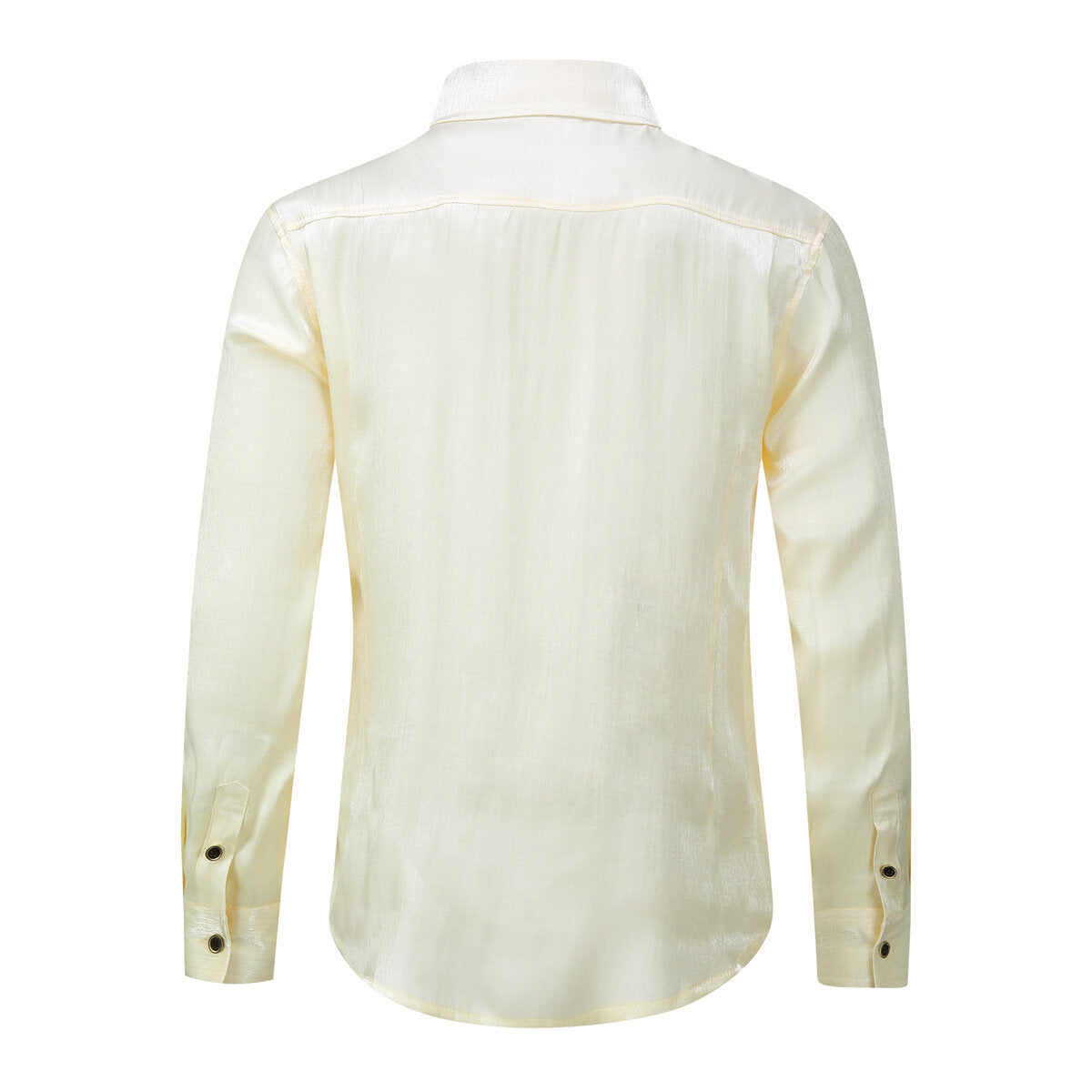Youthup Mens Satin Shiny Lightweight Shirt