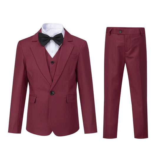 Youthup Boys 3Pce Wedding Dress Suit Blazer and Waistcoat and Pants