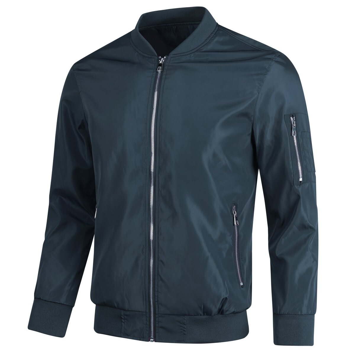 Youthup Mens Bomber Jackets Casual Lightweight Plus Size Coat