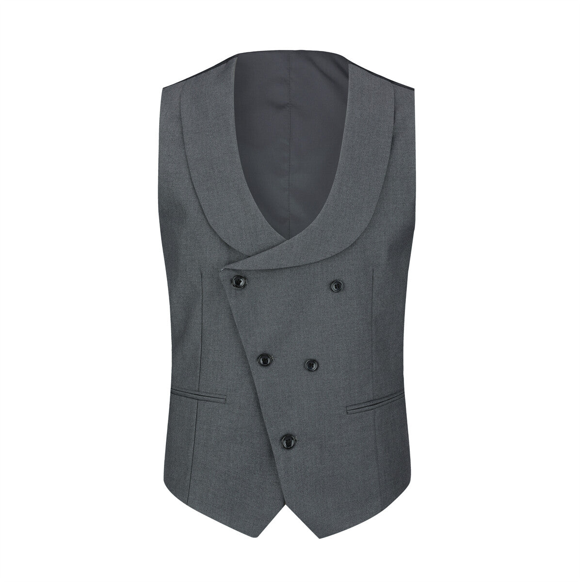 Youthup Mens 3Pce ColorBlock Dress Suits Wedding Blazer and Vest and Pants