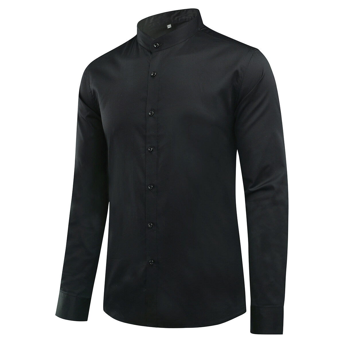 Youthup Mens Banded Collar Slim Fit Shirts