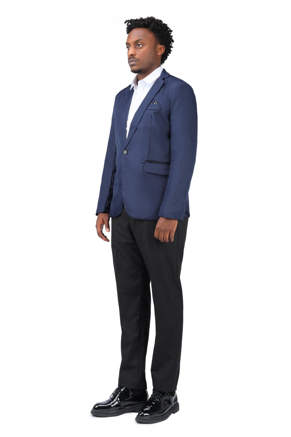 YOUTHUP Mens Lightweight Blazer Slim Fit Casual Party Suit Jacket