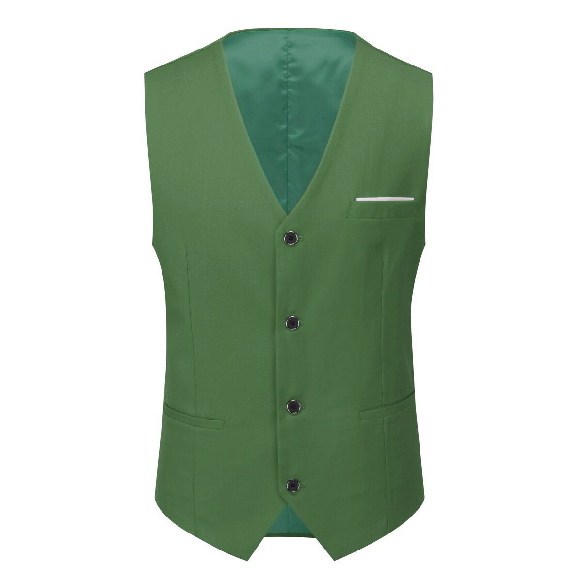 YOUTHUP Mens 3Pce Business Suit Slim Fit Shawl Collar Wedding Party Blazer and Vest and Pants