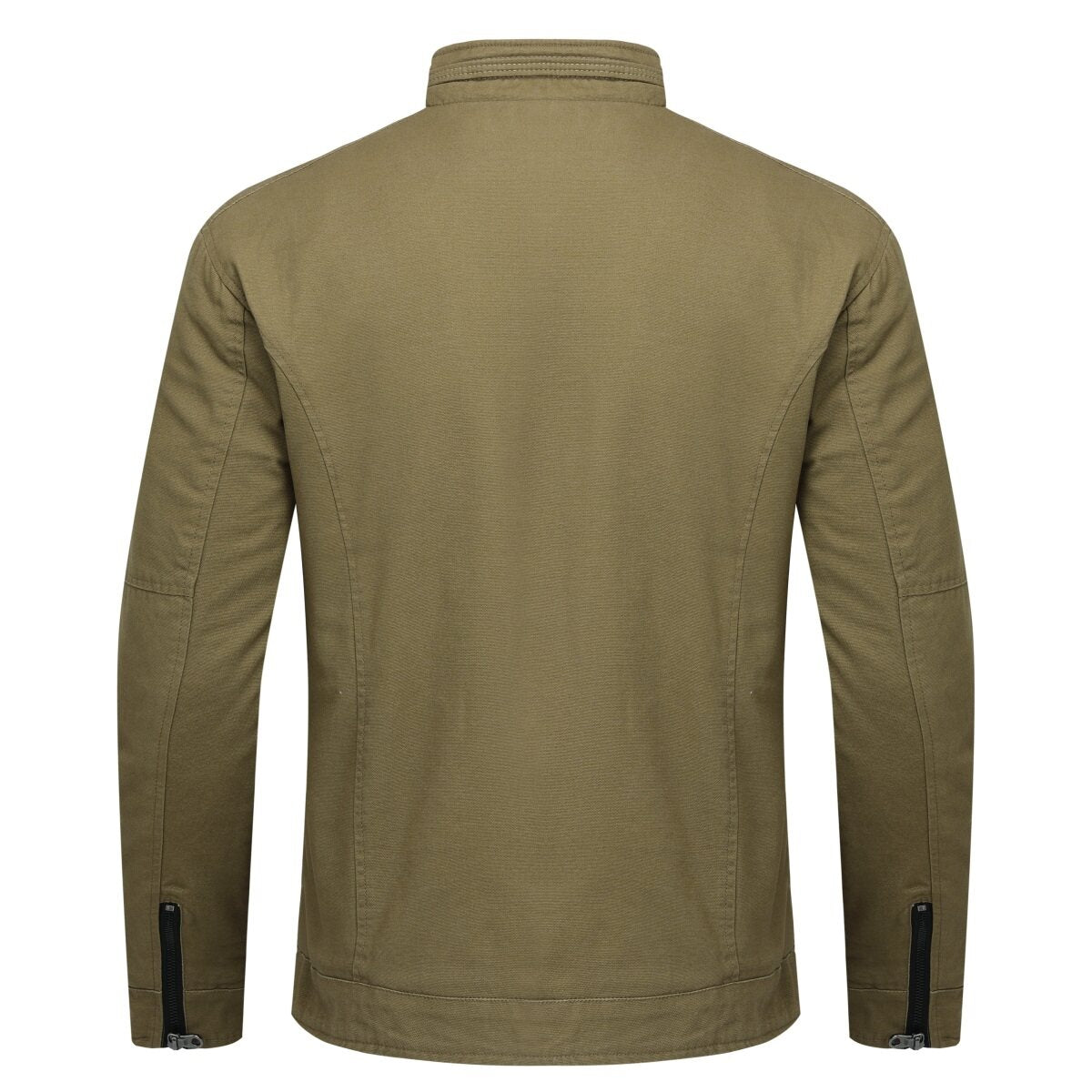 Youthup Mens Thickened Interior Plush Casual Zip Jacket