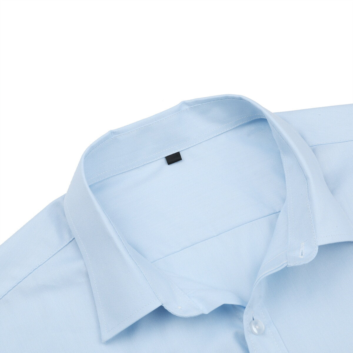 YOUTHUP Mens Long Sleeve Business Shirt Lightwight Lapel Formal Top