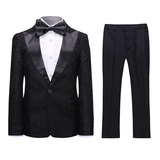 Youthup Boys Suit Jacquard 2-Piece Evening Wedding Blazer and Pants