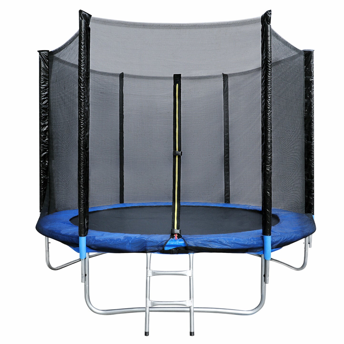 HomeMiYN Trampolim para Crianças com Rede de Segurança - Jardim (255x305 cm)