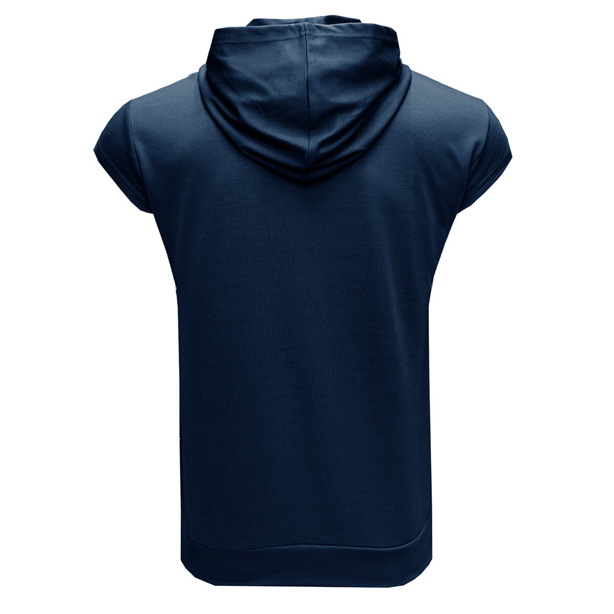 Youthup Mens Slim Fit Hooded Short Sleeve Pullover T-shirt