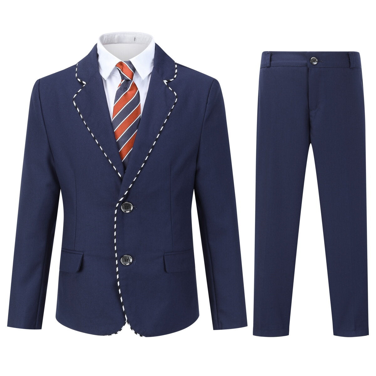 Youthup Boys Teen 3Pcs School Uniform Suit Set Wedding Formal Tuxedo