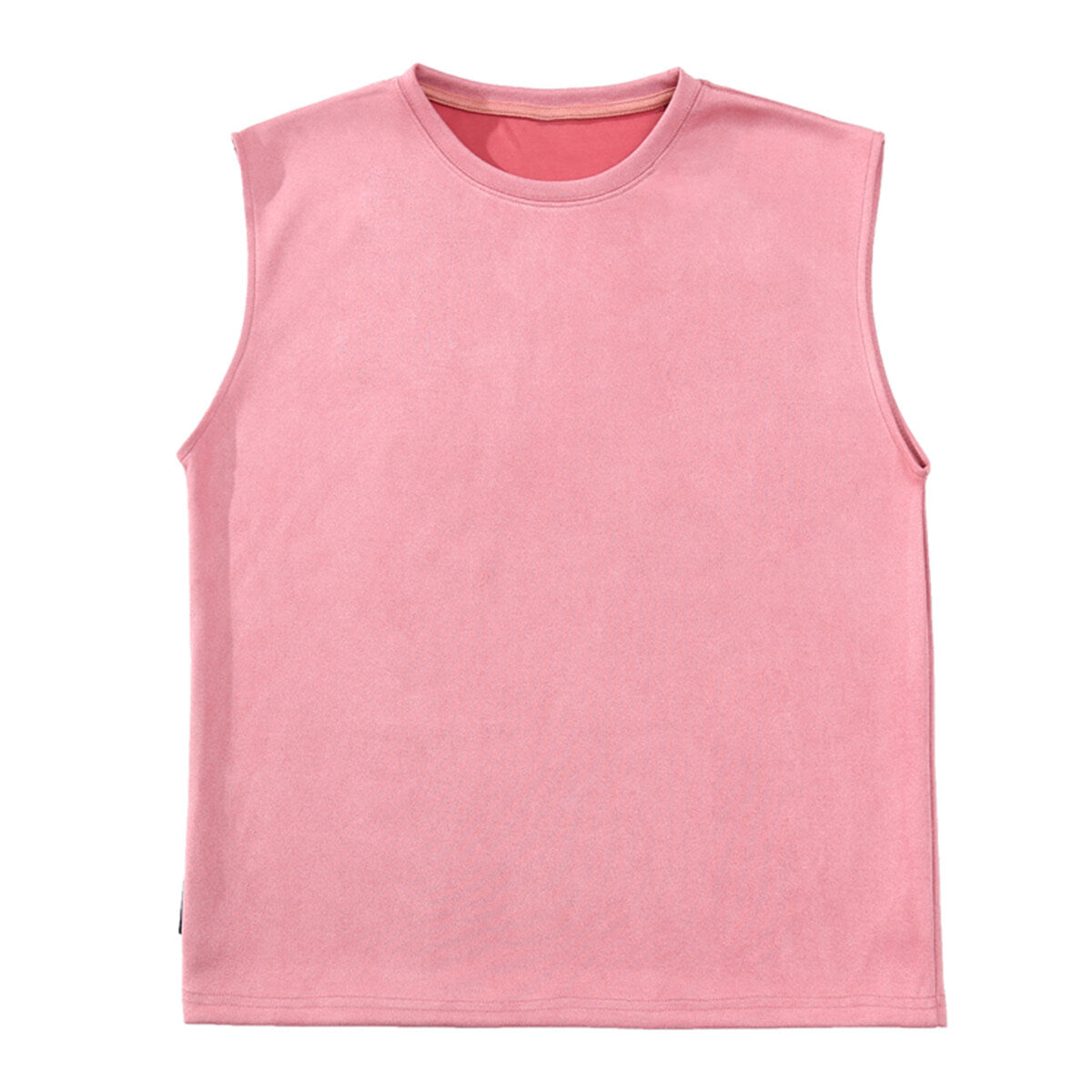 Youthup Mens Lightweight Suede Vest Sleeveless Shirt