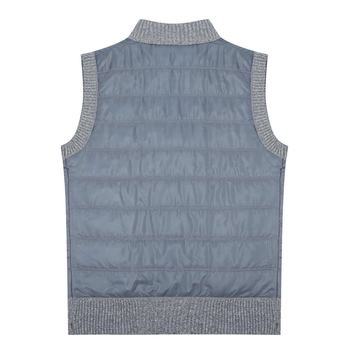 Youthup Mens Outdoor Sleeveless Jacket Fleece Leopard Lined Puffer Vest