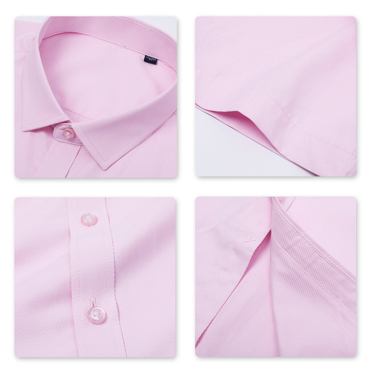 Youthup Mens Business Formal Suit Shirt