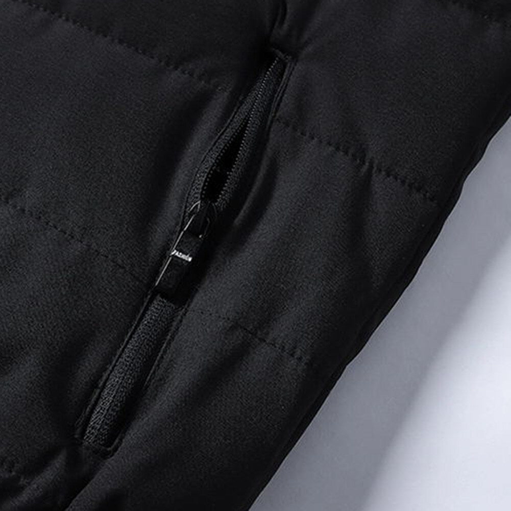 Youthup Mens Padded Jacket Warm Puffer Coat