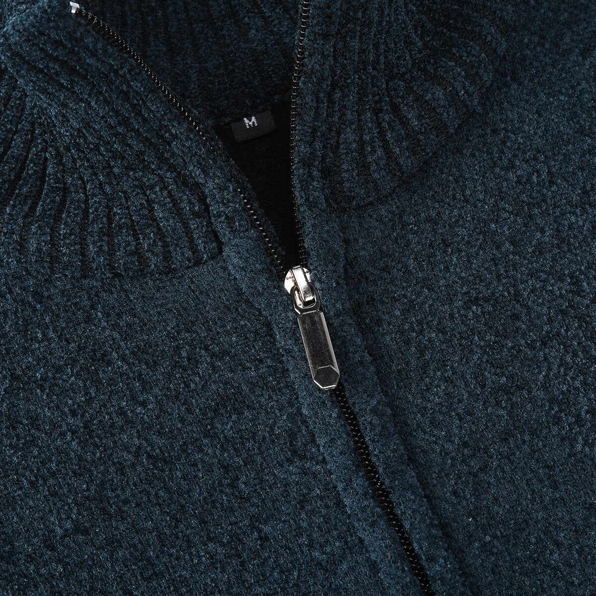 Youthup Mens Stand Collar Knitted Sweatshirt Casual Cardigan