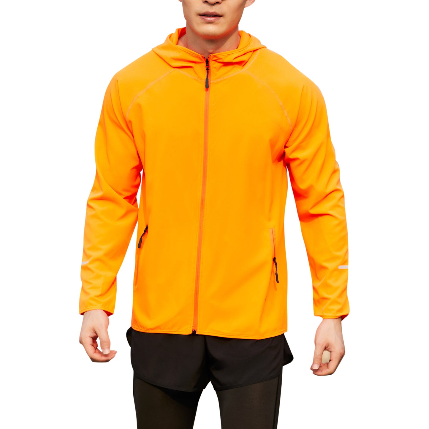 Youthup Mens Hooded Sports Lightweight Running Dust Coat