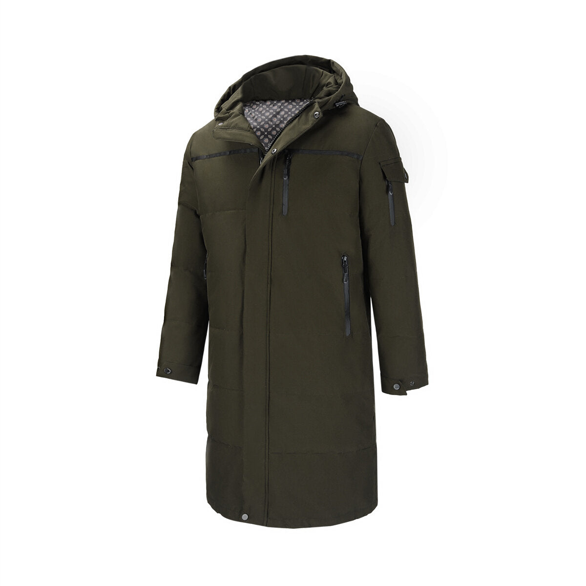 Youthup Mens Winter Puffer Jacket Thicken Warm Hooded Coat
