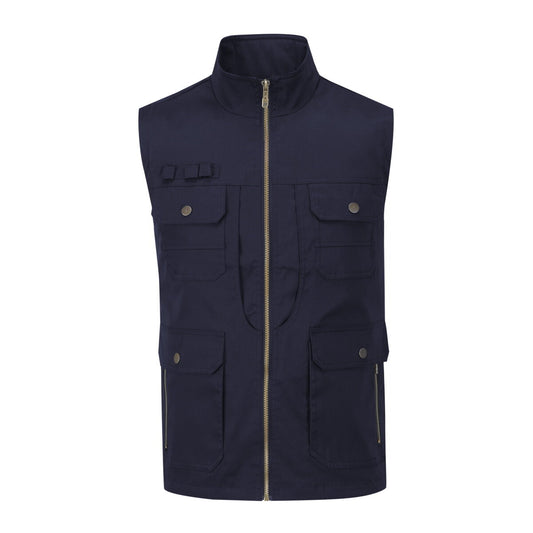 YOUTHUP Mens Outdoor Casual Sports Multi Pocket Vest