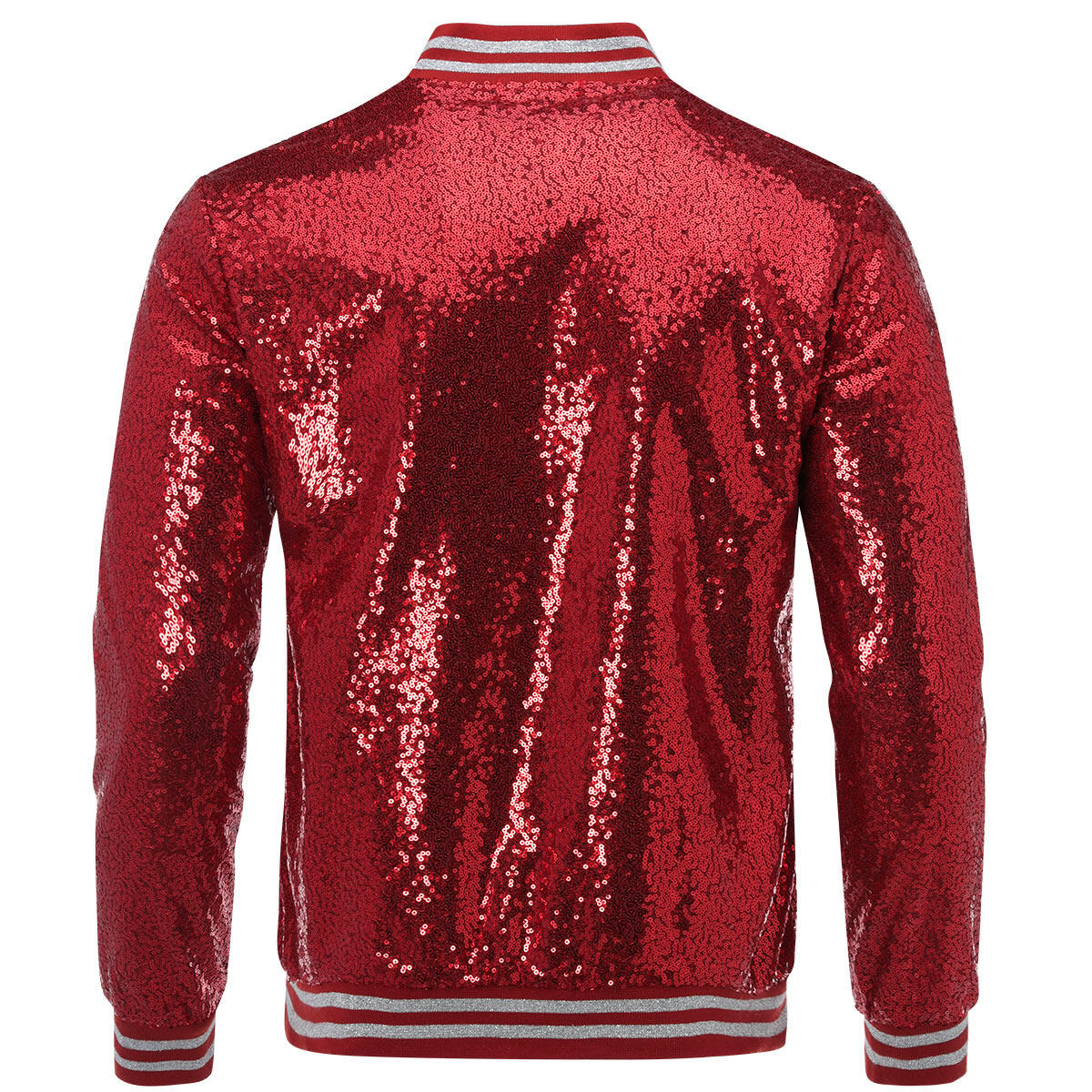 Youthup Mens Party Show Sparkle Sequins Jacket