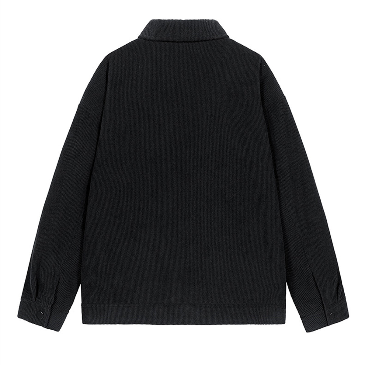 Youthup Mens Lapel Corduroy Velvet Casual Jacket