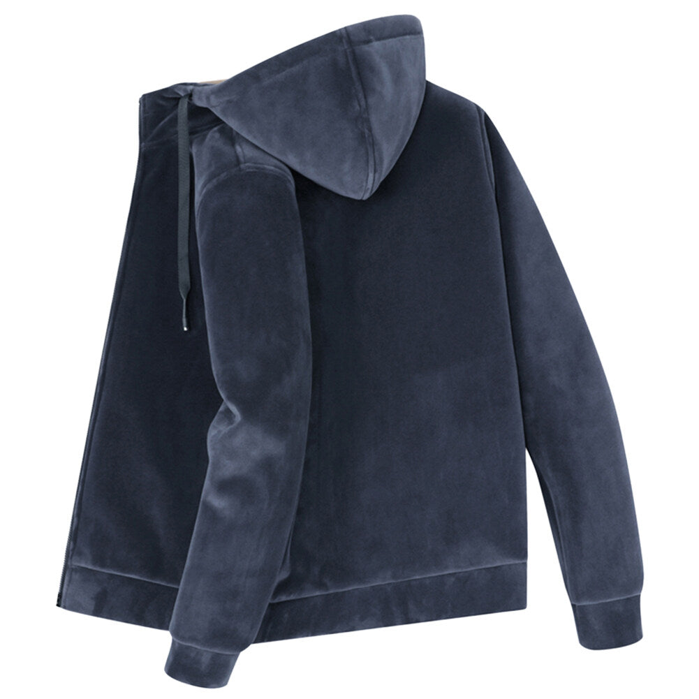 Youthup Boys Teen Students Plus Size Fleece Hooded Sweatshirt