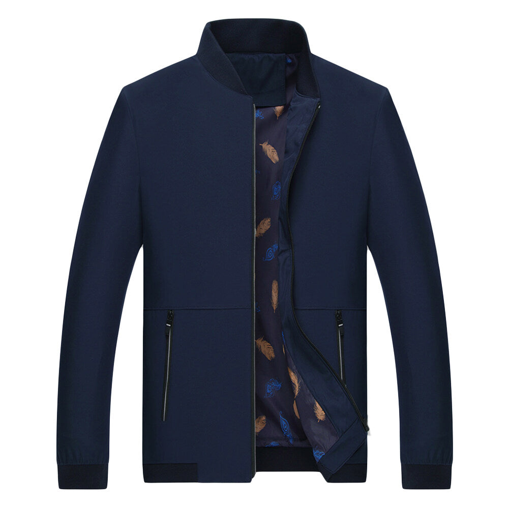 Youthup Mens Lightweight Casual Jacket for Middle Aged Dads