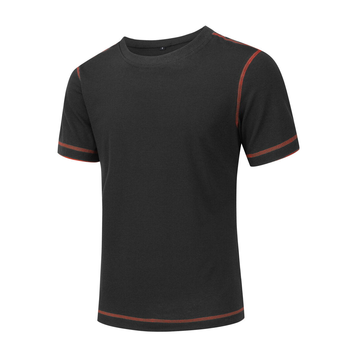 YOUTHUP Mens Summer Cotton T-Shirt Fashion Embroidery Daily Casual Tops
