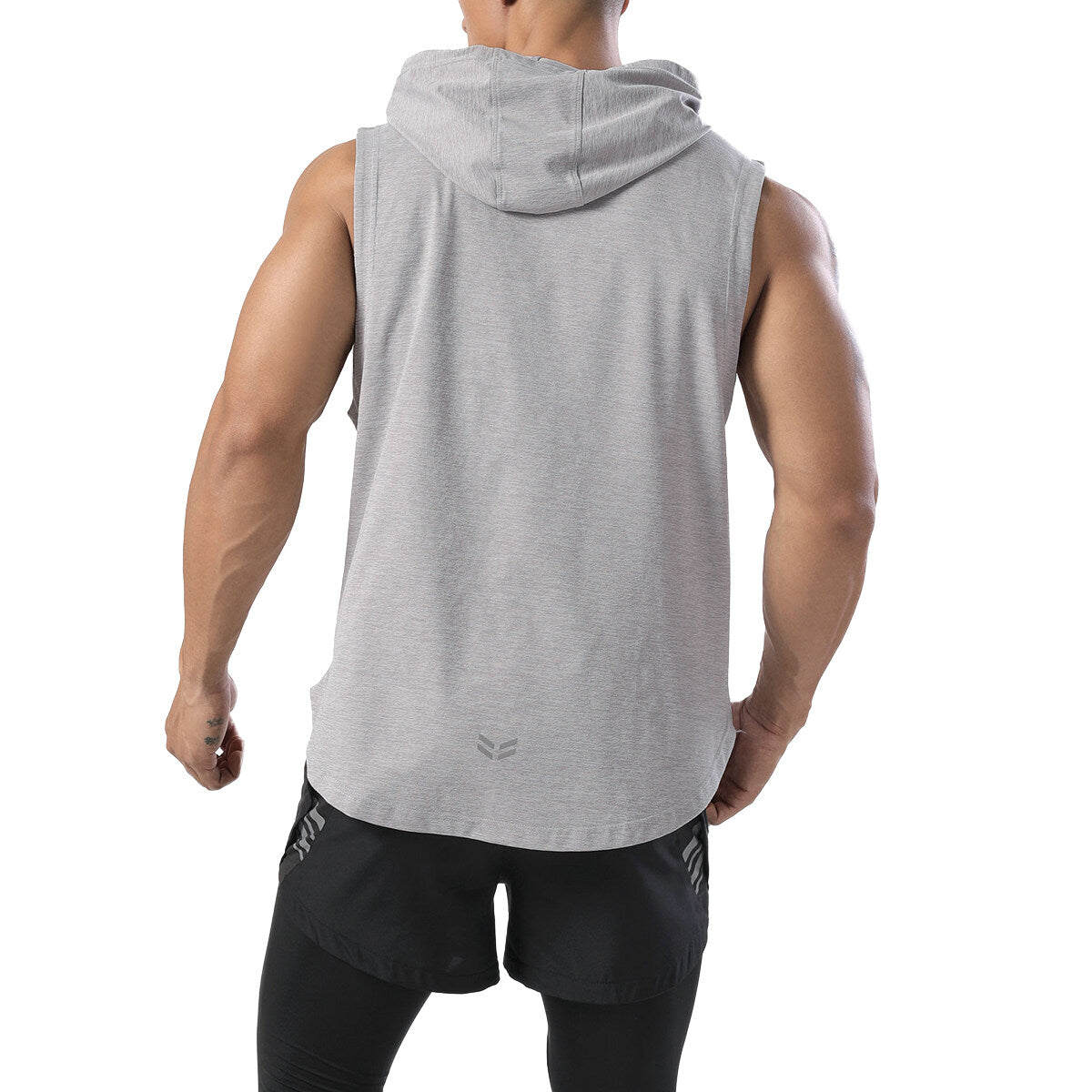 Youthup Mens Hooded Sleeveless Quick Dry Sports Vest