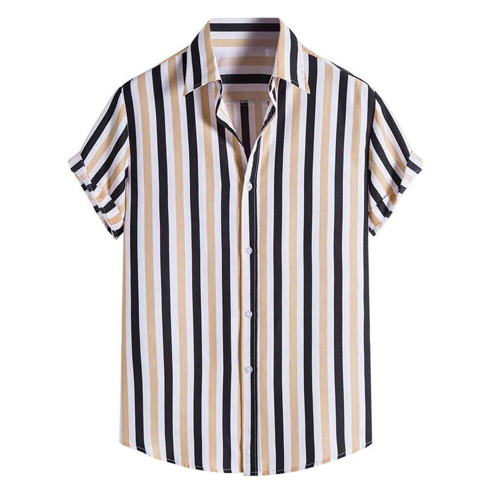 Youthup Mens Fashion Regular Fit Short Sleeve Shirt