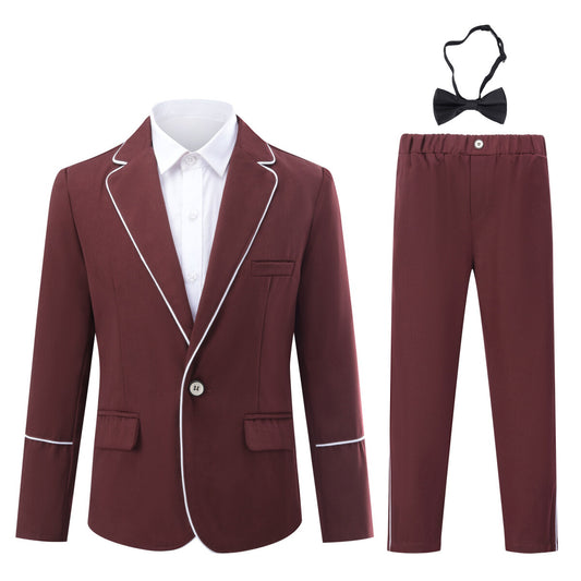 YOUTHUP Boys Formal Suit Three-Piece Dresswear Ring Bearer Outfit