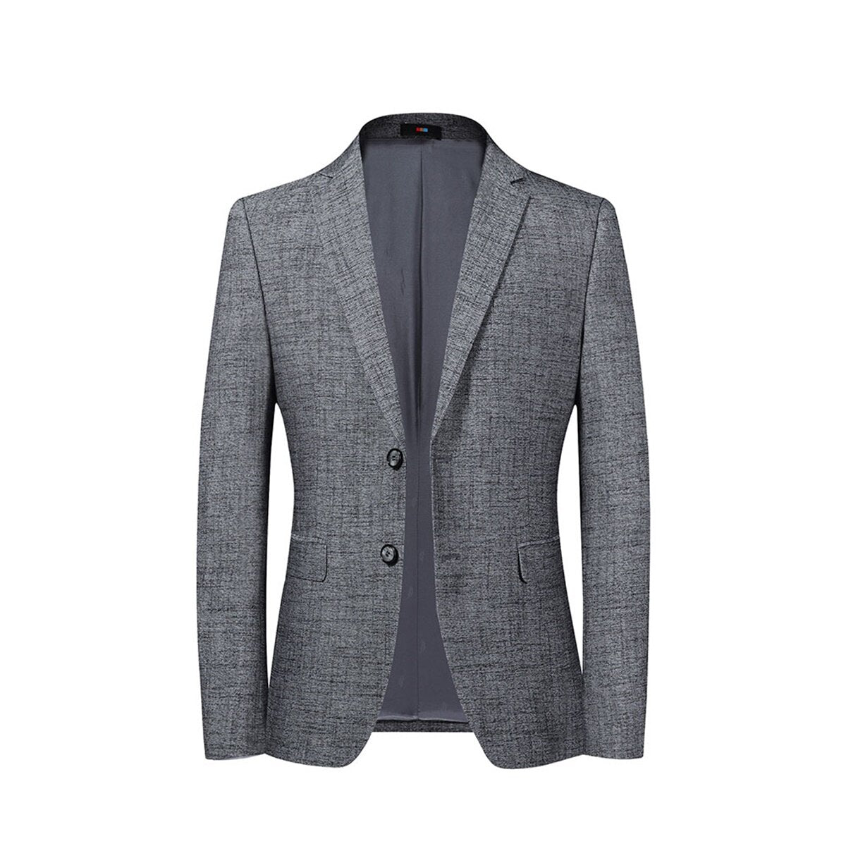 YOUTHUP Mens Formal 2 Button Blazer Slim Fit Solid Chic Casual Suit Jacket