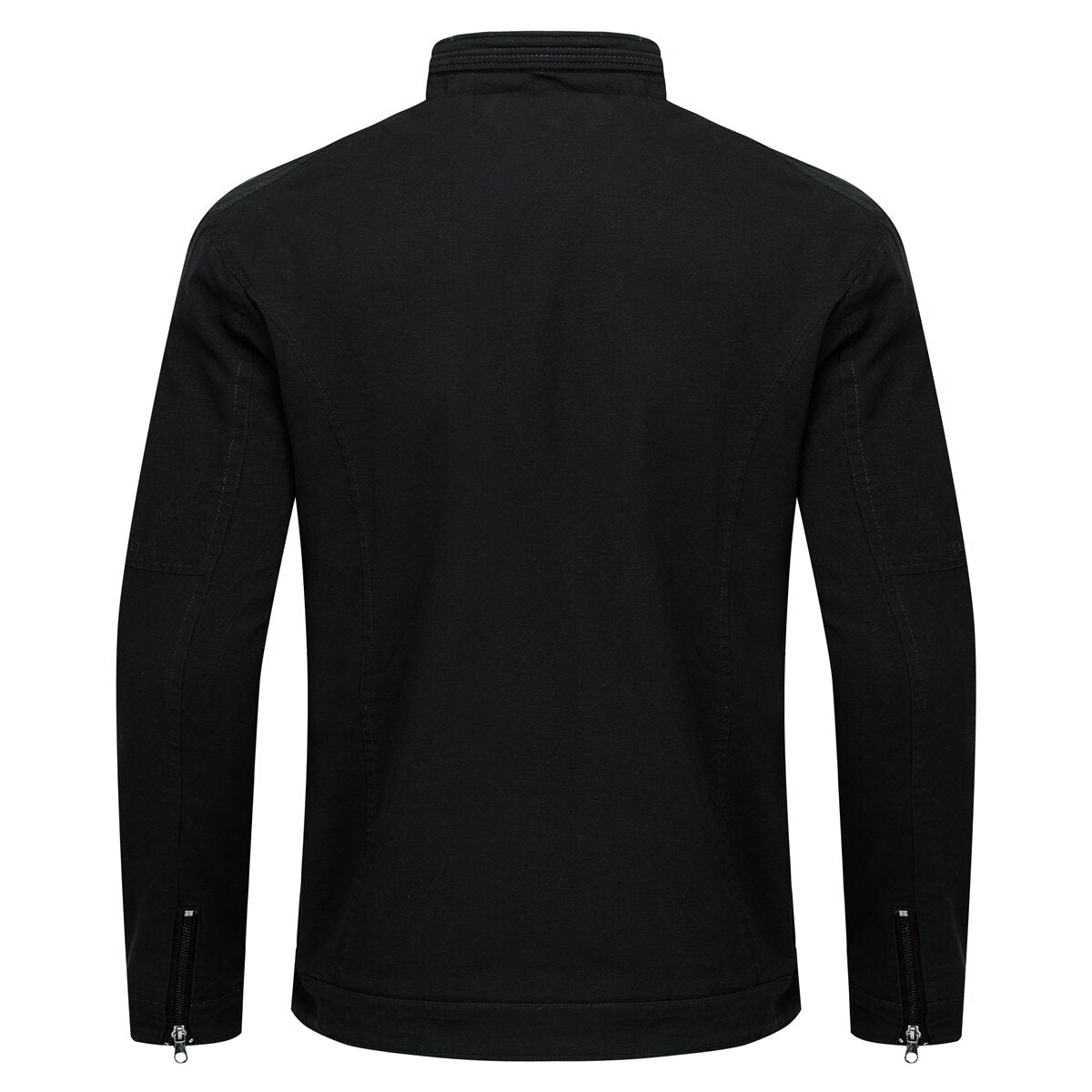 Youthup Mens Thickened Interior Plush Casual Zip Jacket