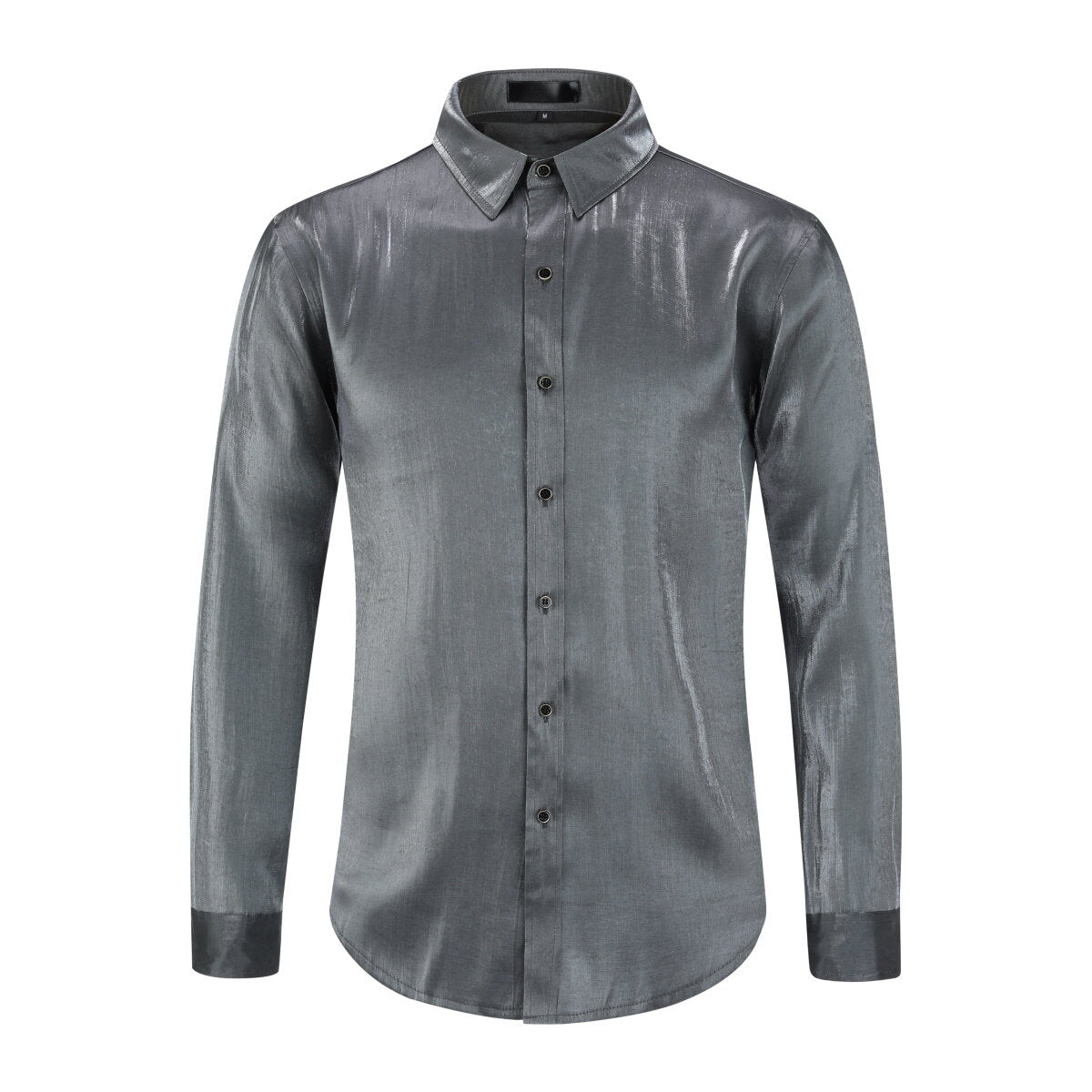 Youthup Mens Satin Shiny Lightweight Shirt
