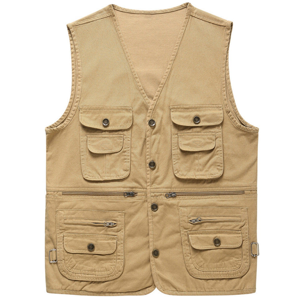 YOUTHUP Mens Outdoor Multi Pocket Utility Photography Hunting Fishing Vest