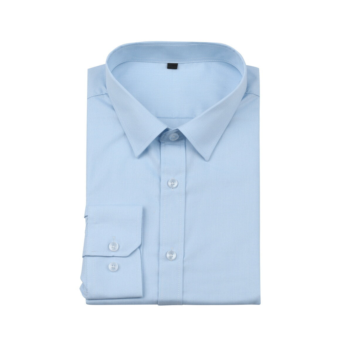 YOUTHUP Mens Long Sleeve Business Shirt Lightwight Lapel Formal Top