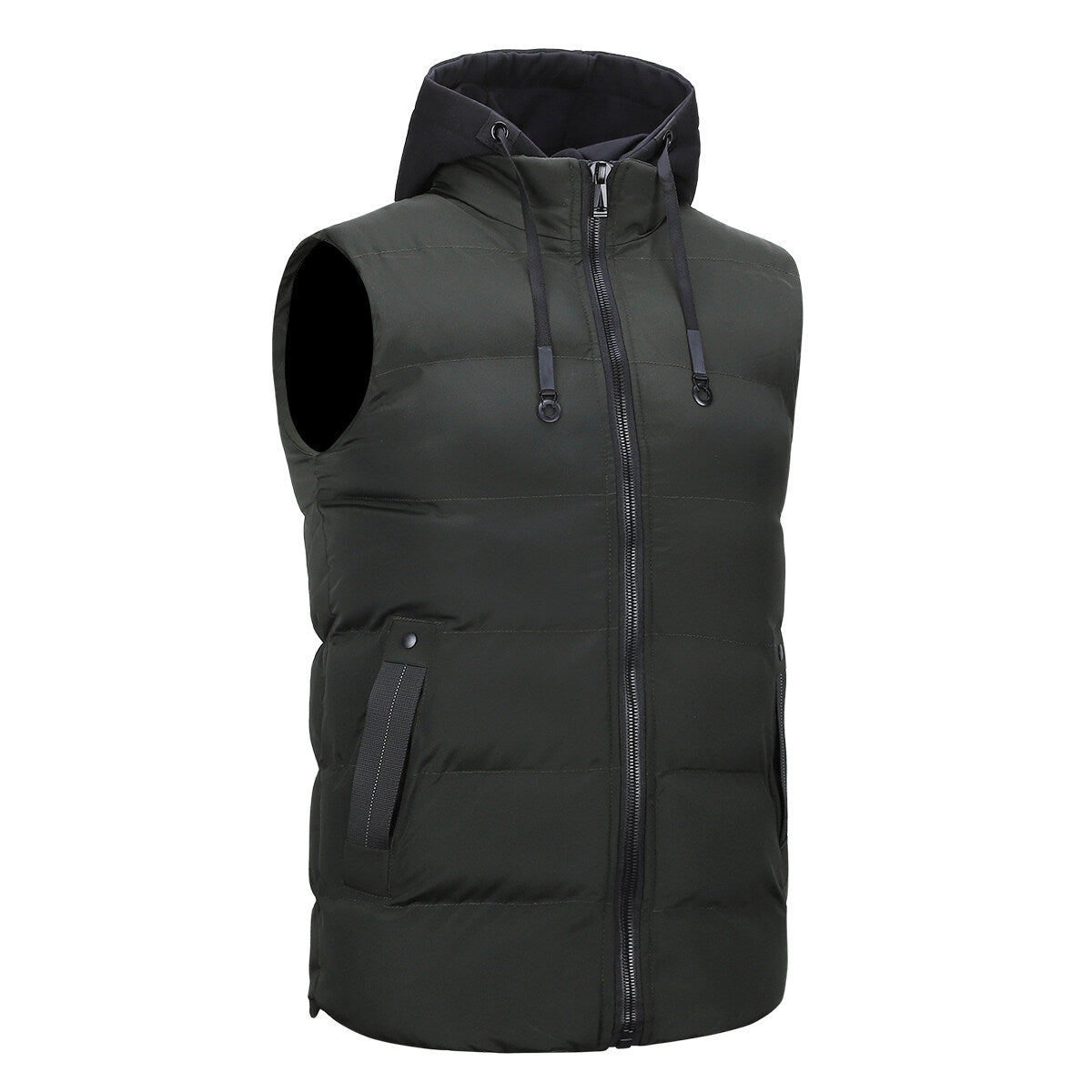 Youthup Mens Hooded Padded Puffer Vest