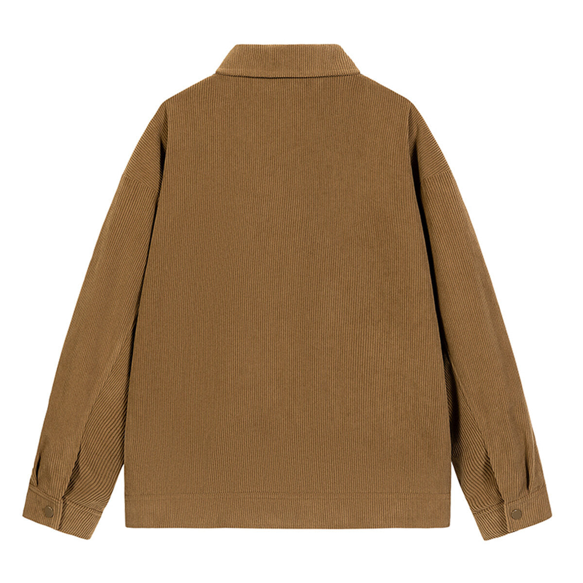 Youthup Mens Lapel Corduroy Velvet Casual Jacket