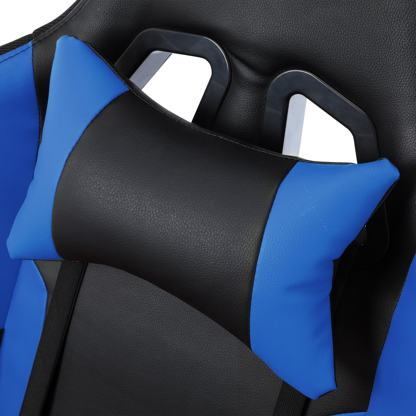 Cadeira Gamer HOMEMIYN (56x68x135 cm - Couro PU - azul)